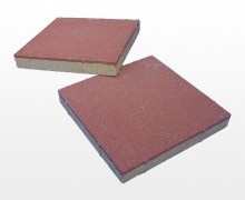 山東中國紅透水磚